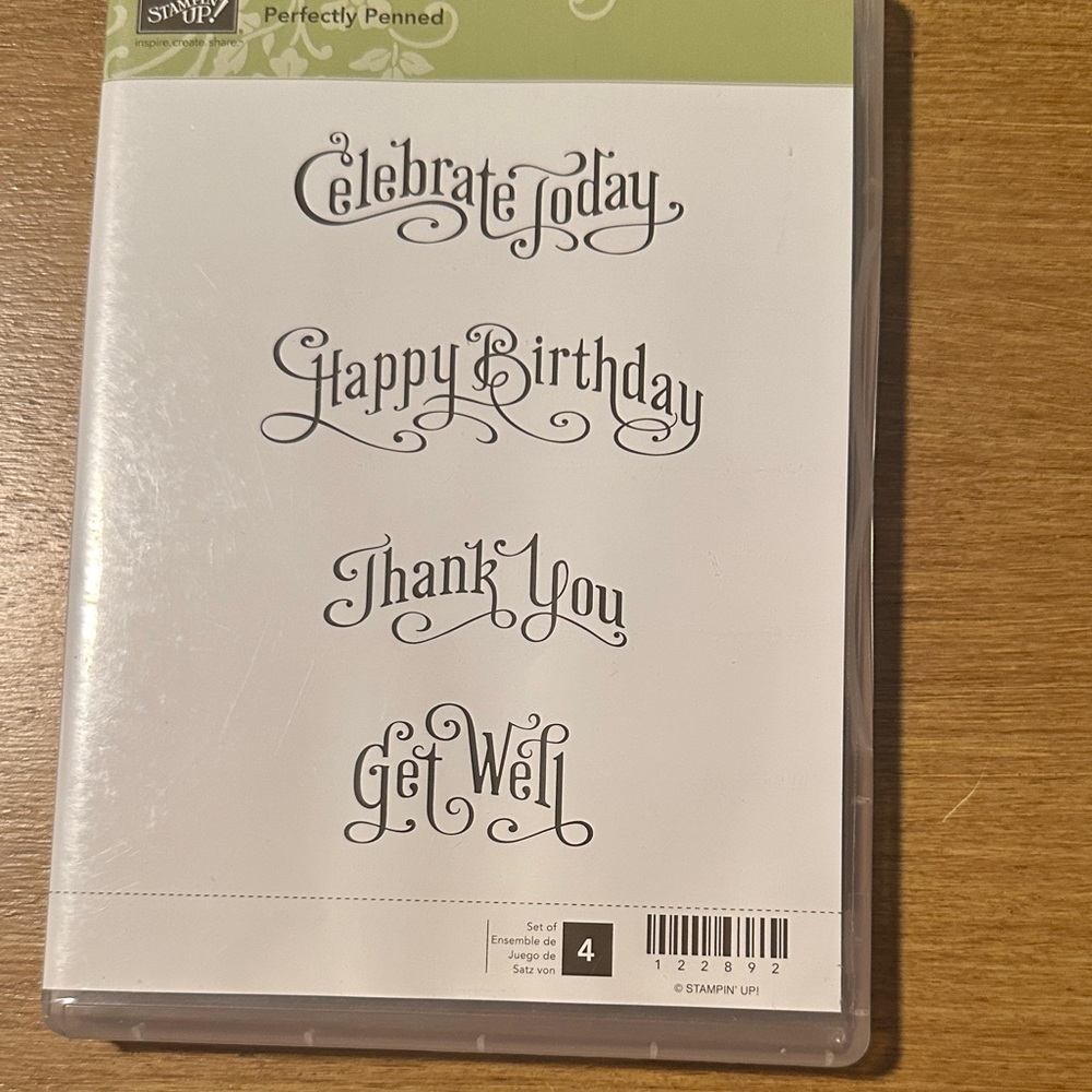 Stampin' Up! Perfectly Penned Stamp Set